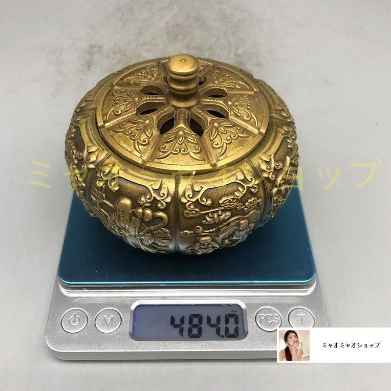 銅 細工 寿星薫香炉 茶道具 香道具 装飾品 工芸品 置物