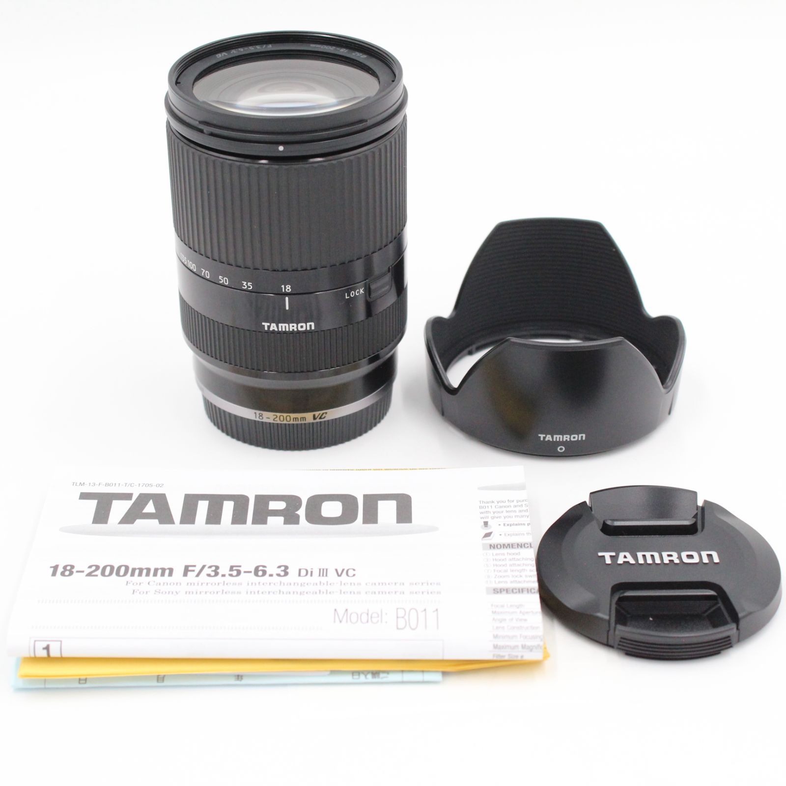 良品 Tamron 18-200mm F3.5-6.3 DiIII VC ソニーEマウント用(18 良品 Tamron 18-200mm F3.5-6.3 DiIII VC ソニーEマウント用(18