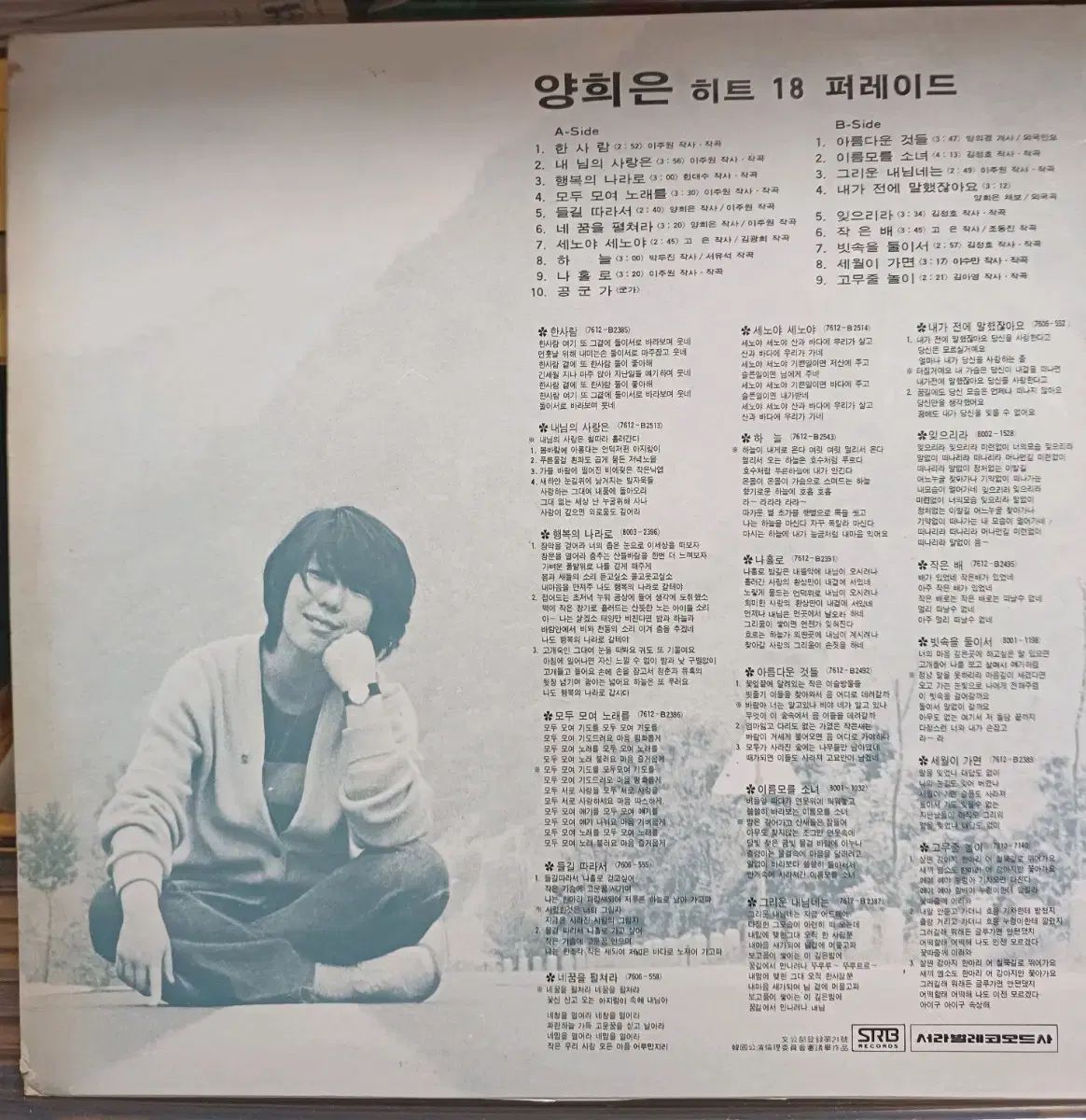 ヤン ヒウン LP 82 年 ゴールデン G en ヒット パレード 18 NM