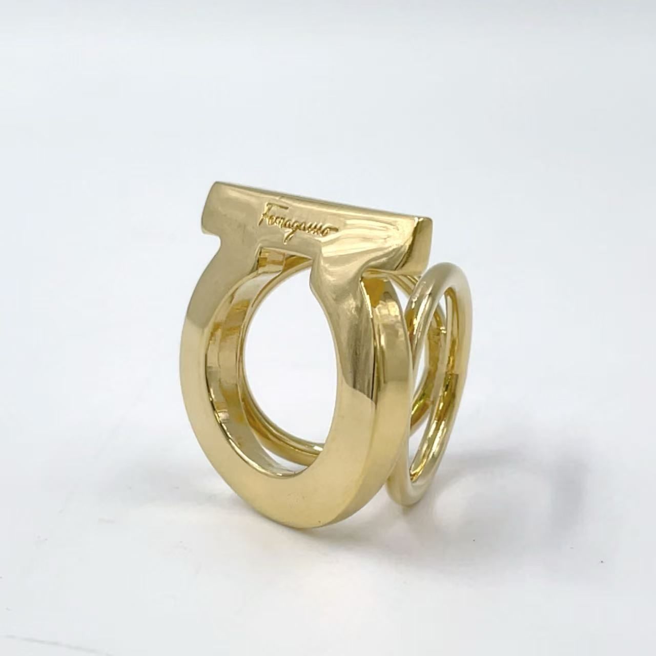 Salvatore Ferragamo スカーフリング GP ゴールド 財布 小物 その他