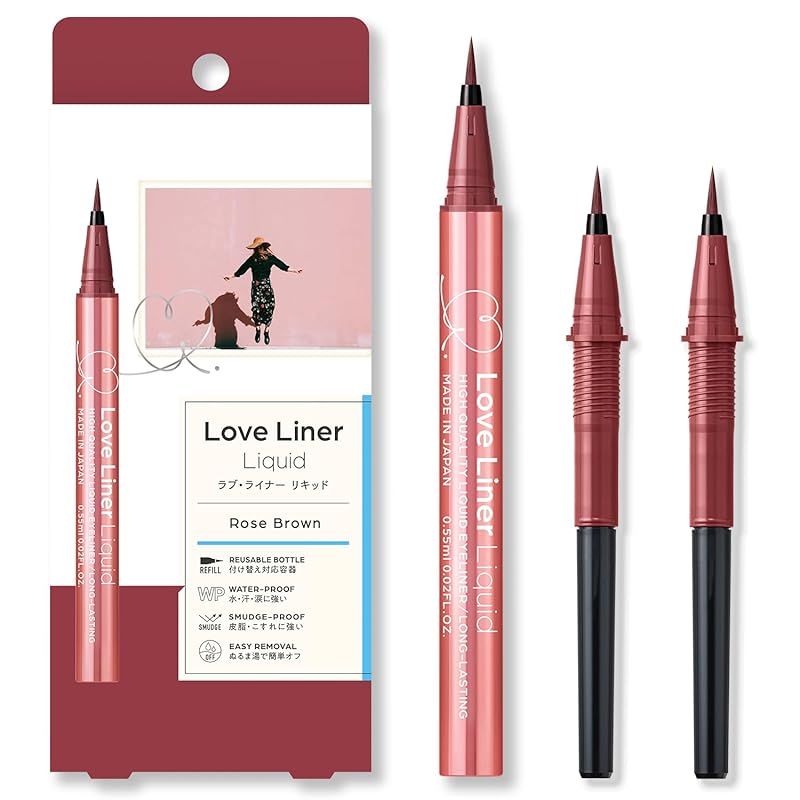 LoveLiner Liquid R4 RoseBrown リユーザブルボトル用リフィル2本付き ロゼブラウン