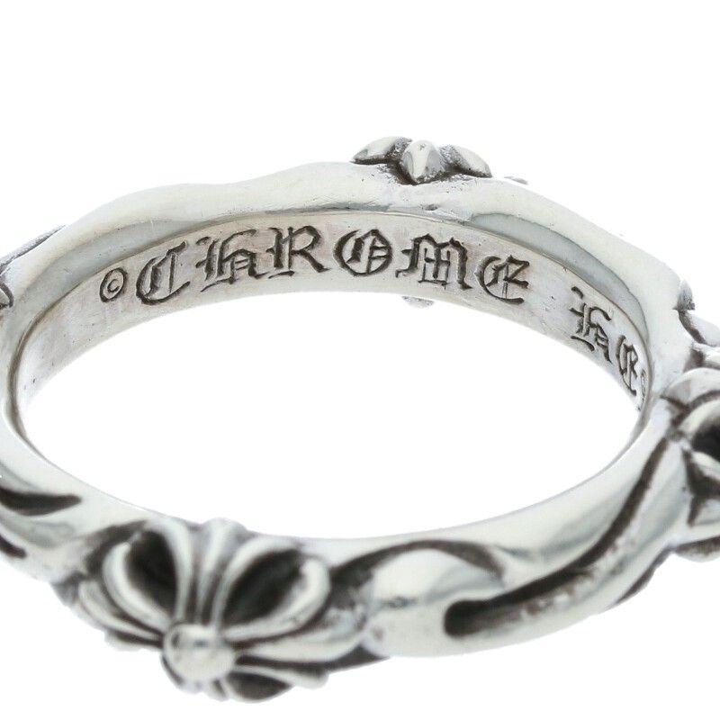 クロムハーツ SBT BAND/SBTバンド シルバーリング メンズ 17号