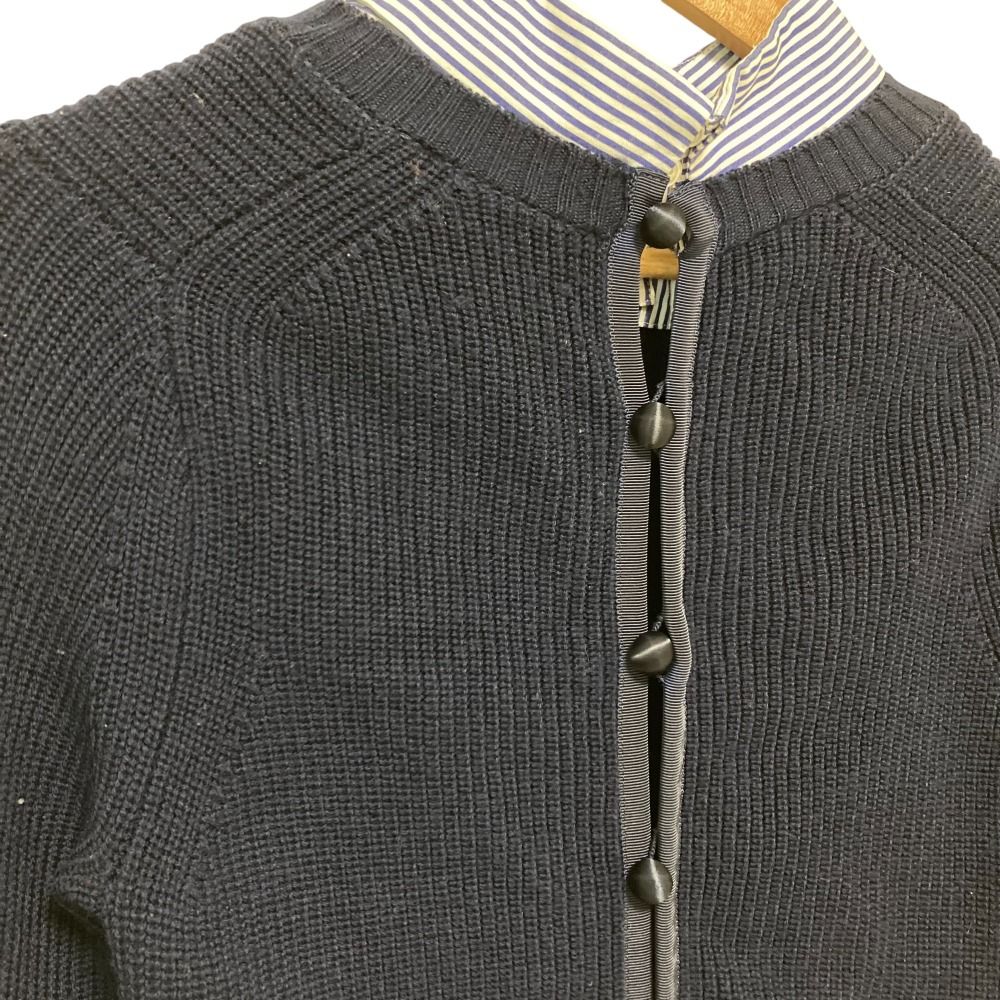 新品　未使用　サカイラック　サイズ1 ニットカーディガン 良品 sacai luck サカイラック ウール バックキュプラ