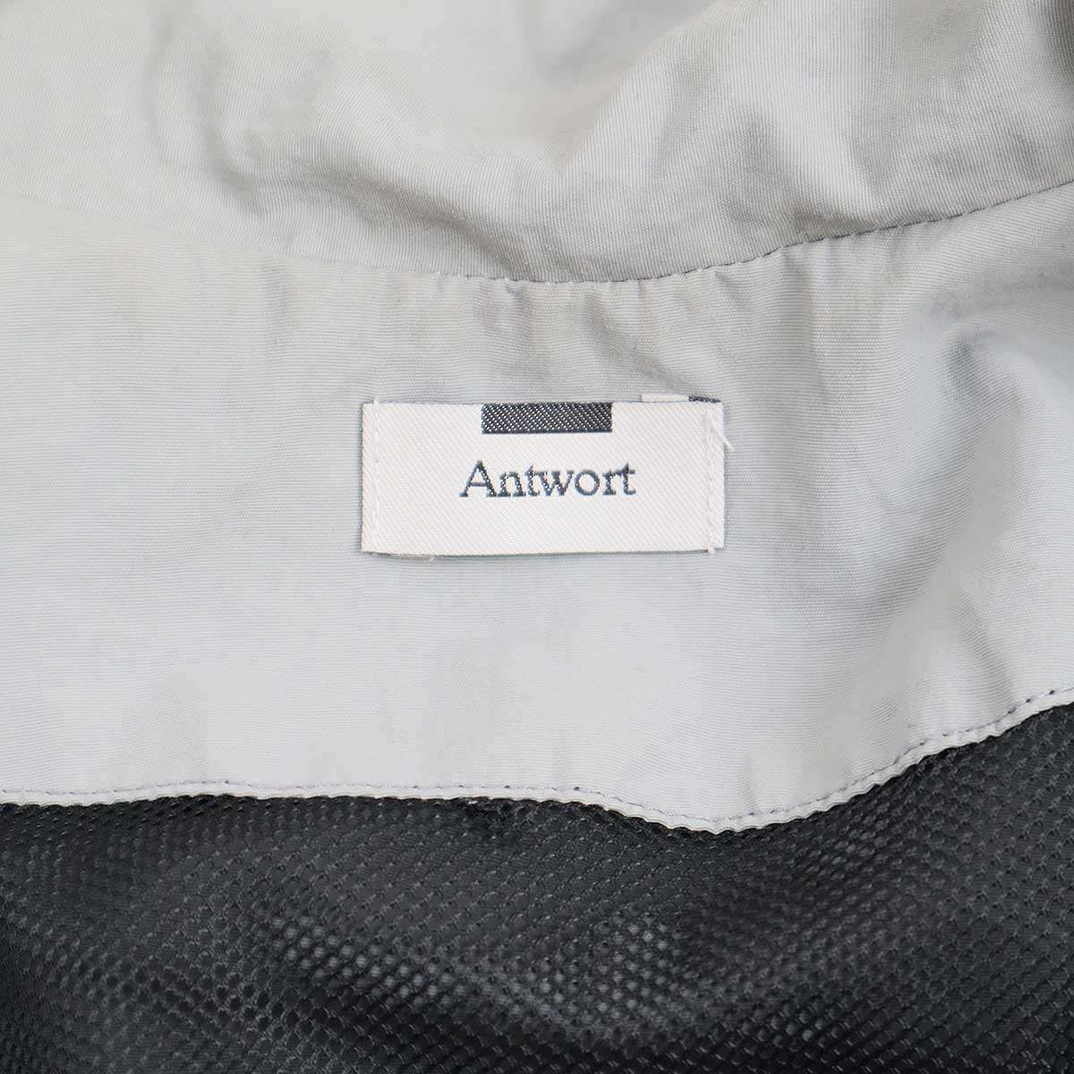 Antwort アントワート PANELED NYLON JACKET ナイロンジャケット グレー 2