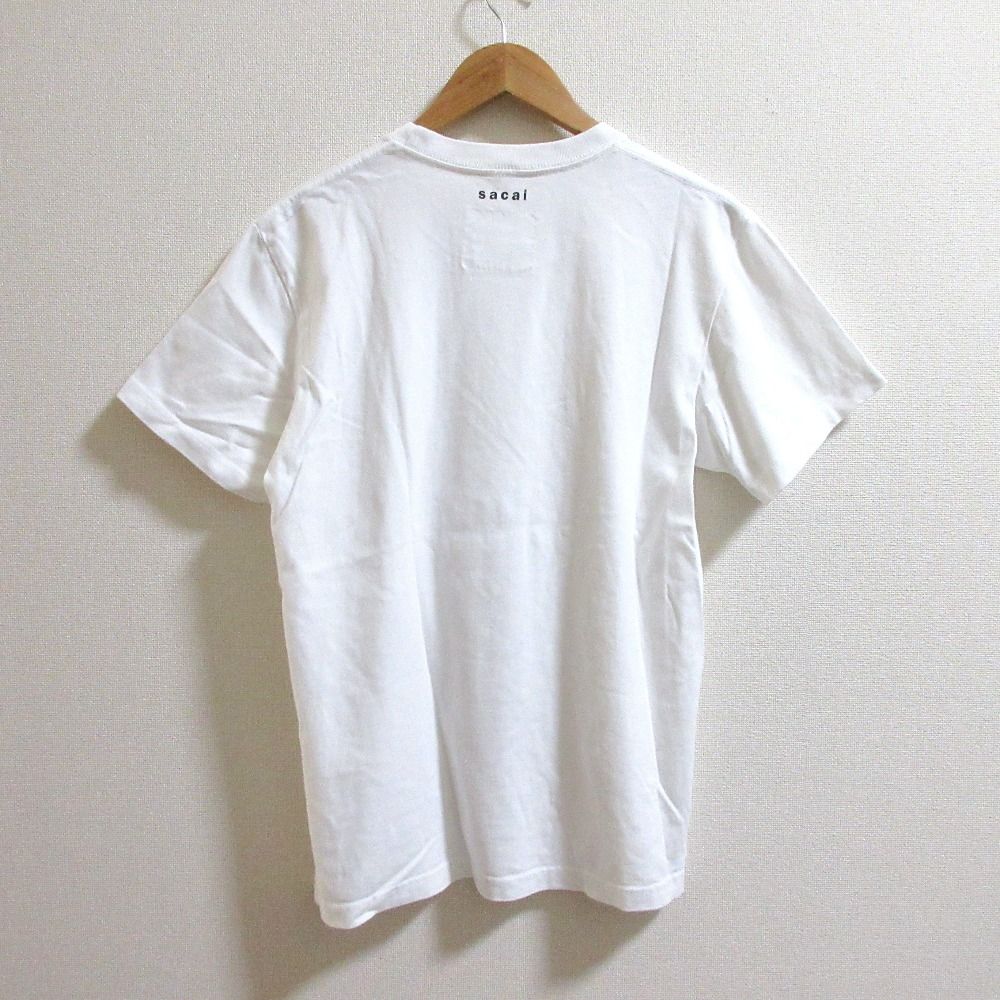 良品 Sacai×KAWS サカイ カウズ TOKYO FIRST TEE 半袖 Tシャツ 21-0325S サイズ1 ホワイト レディース 古着 中古 良品 Sacai×KAWS サカイ カウズ TOKYO FIRST TEE 半袖 Tシャツ