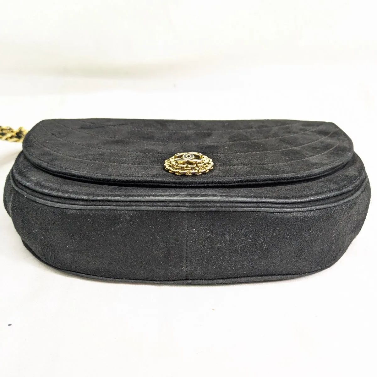 良品！ CHANEL オールドシャネル ヴィンテージ ボーダーステッチ 