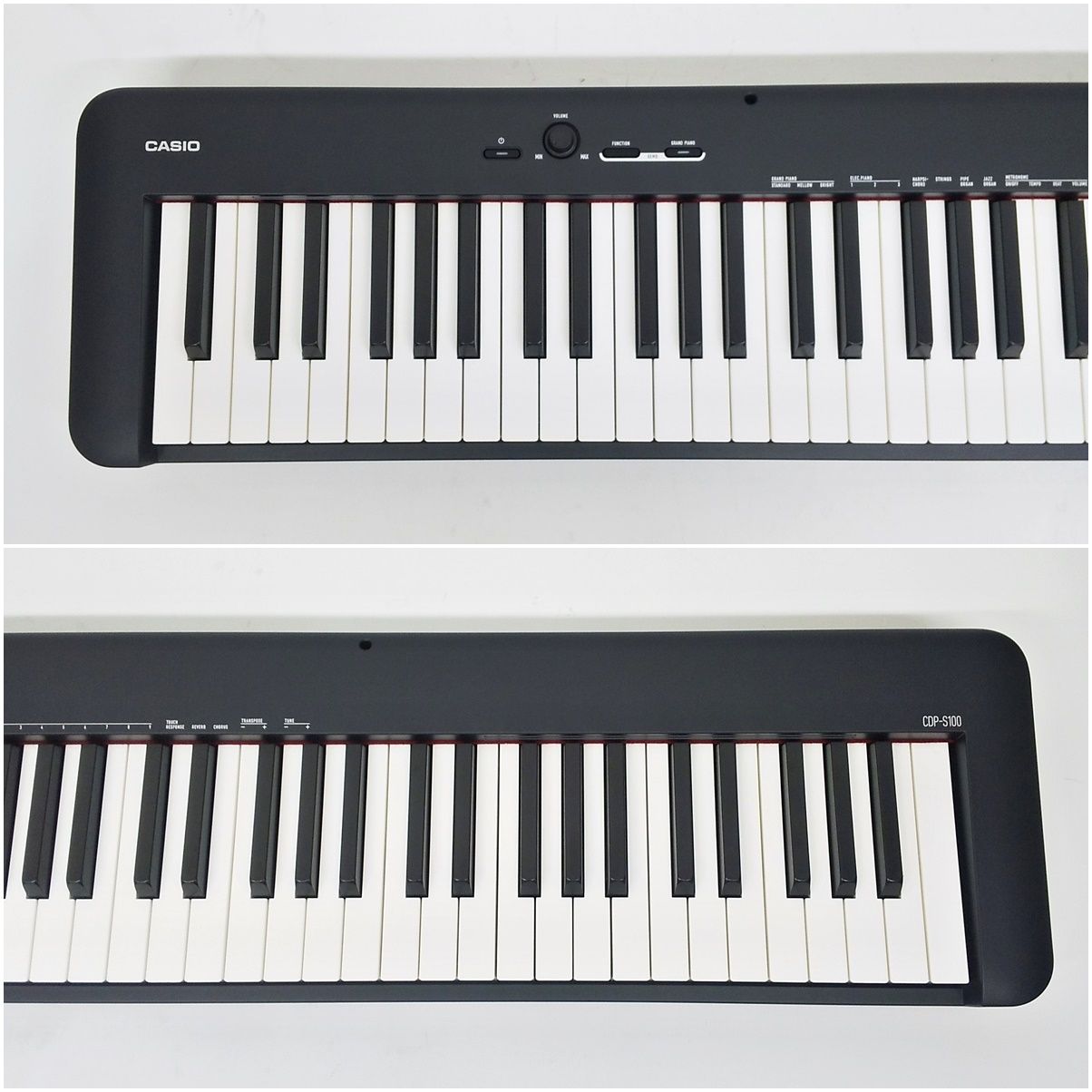 CASIO 電子ピアノ CDP-S100BK 88鍵盤 2023年製 スリム 軽量 コンパクト 