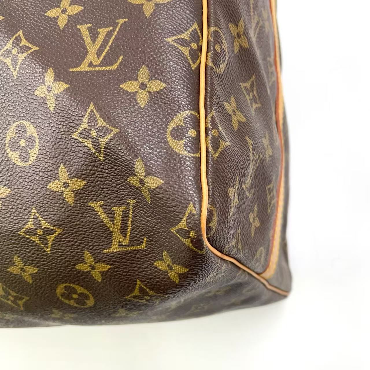 LOUIS VUITTON キーポル バンドリエール55 モノグラム モノグラム レザー×PVC ブラウン ボストンバッグ ゴールド M41414 DECORATOM_COM_BR