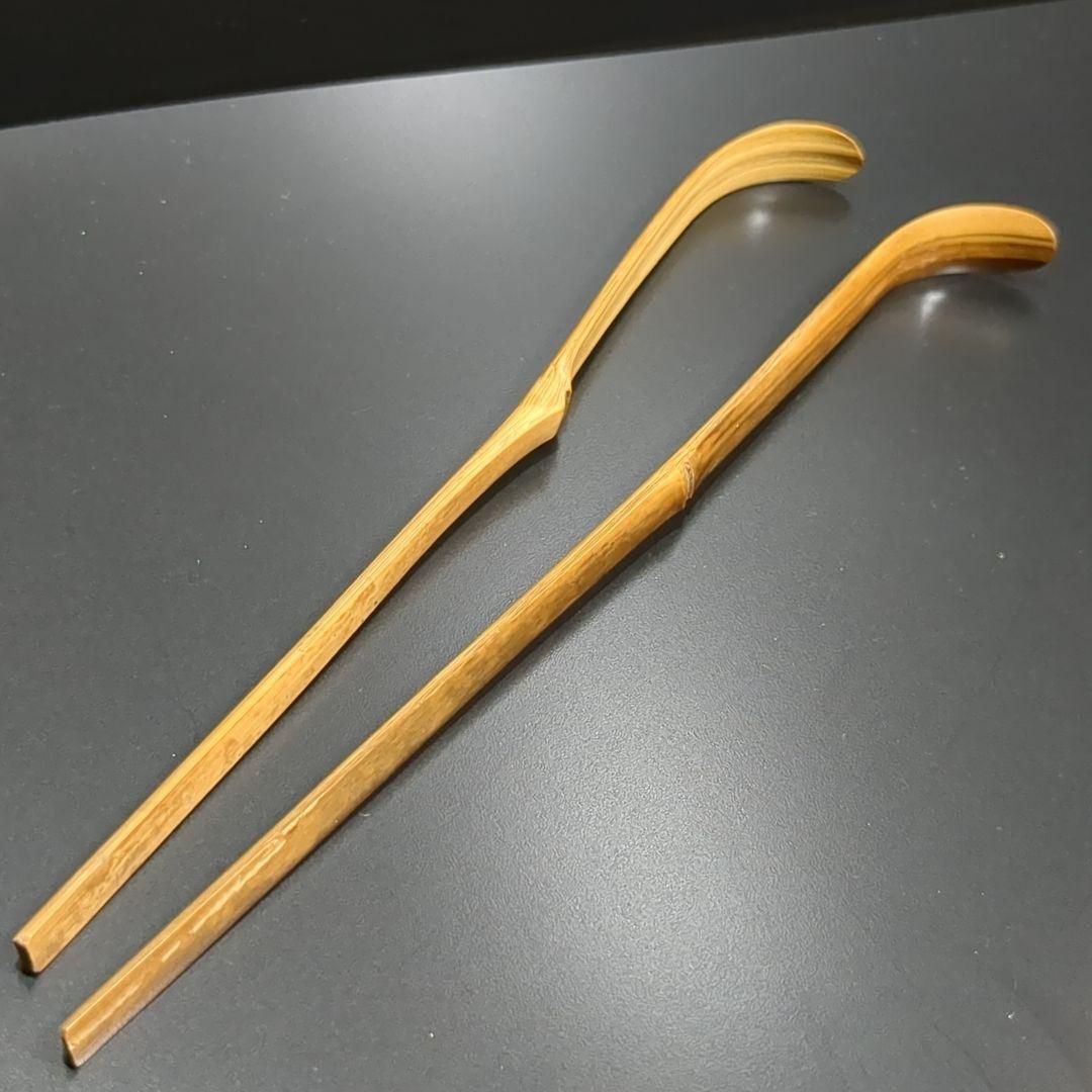 不審庵 表千家 茶道 茶器 茶杓 匙 2本 - メルカリ