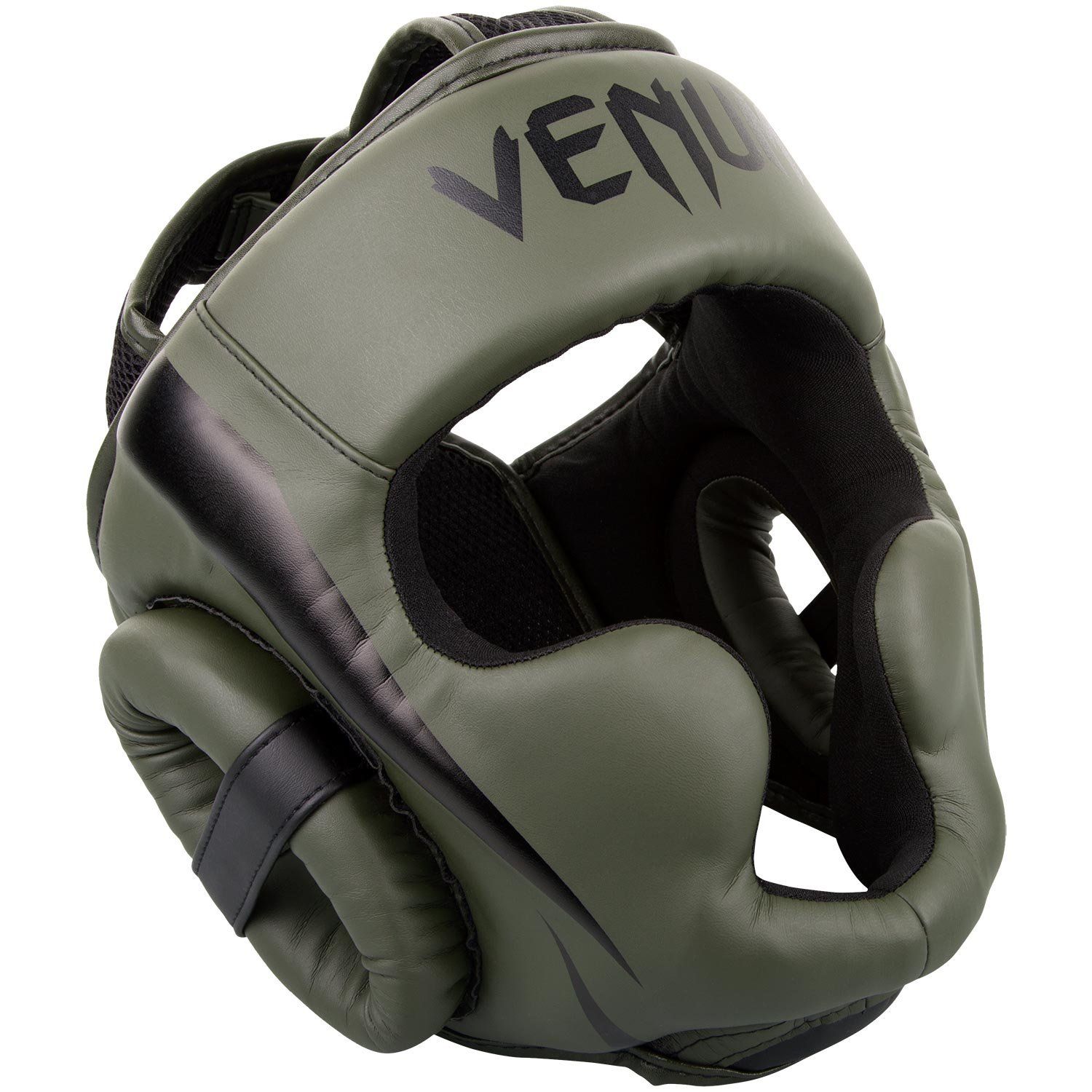 Venum Elite ヘッドギア - カーキ|ブラック カーキ色|黒い ほとんどの人に適合するワンサイズ