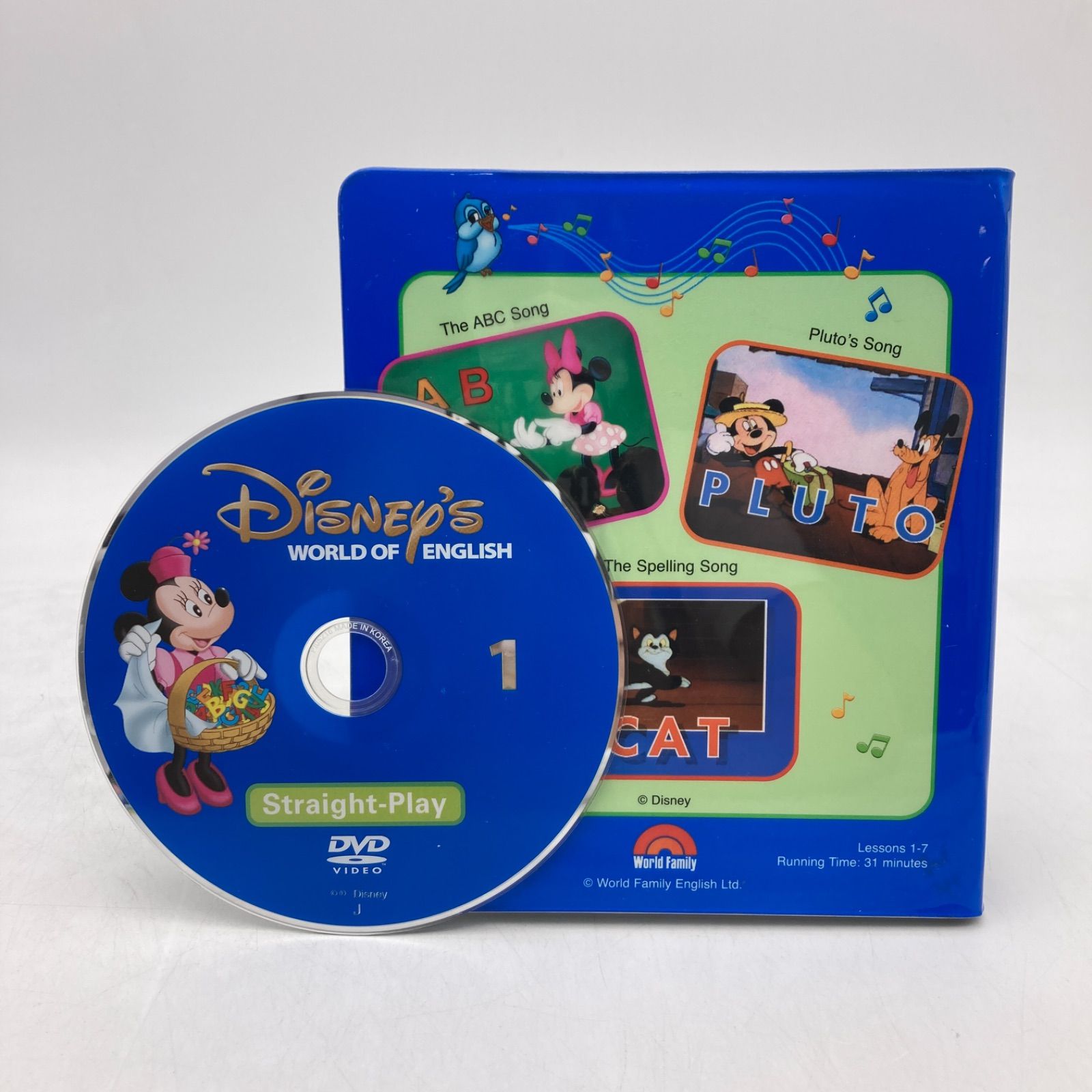 ストレートプレイ DVD　新子役　字幕あり　ディズニー英語システム　700505 新子役 ストレートプレイ 字幕あり プレイオールソングス付 ワールド