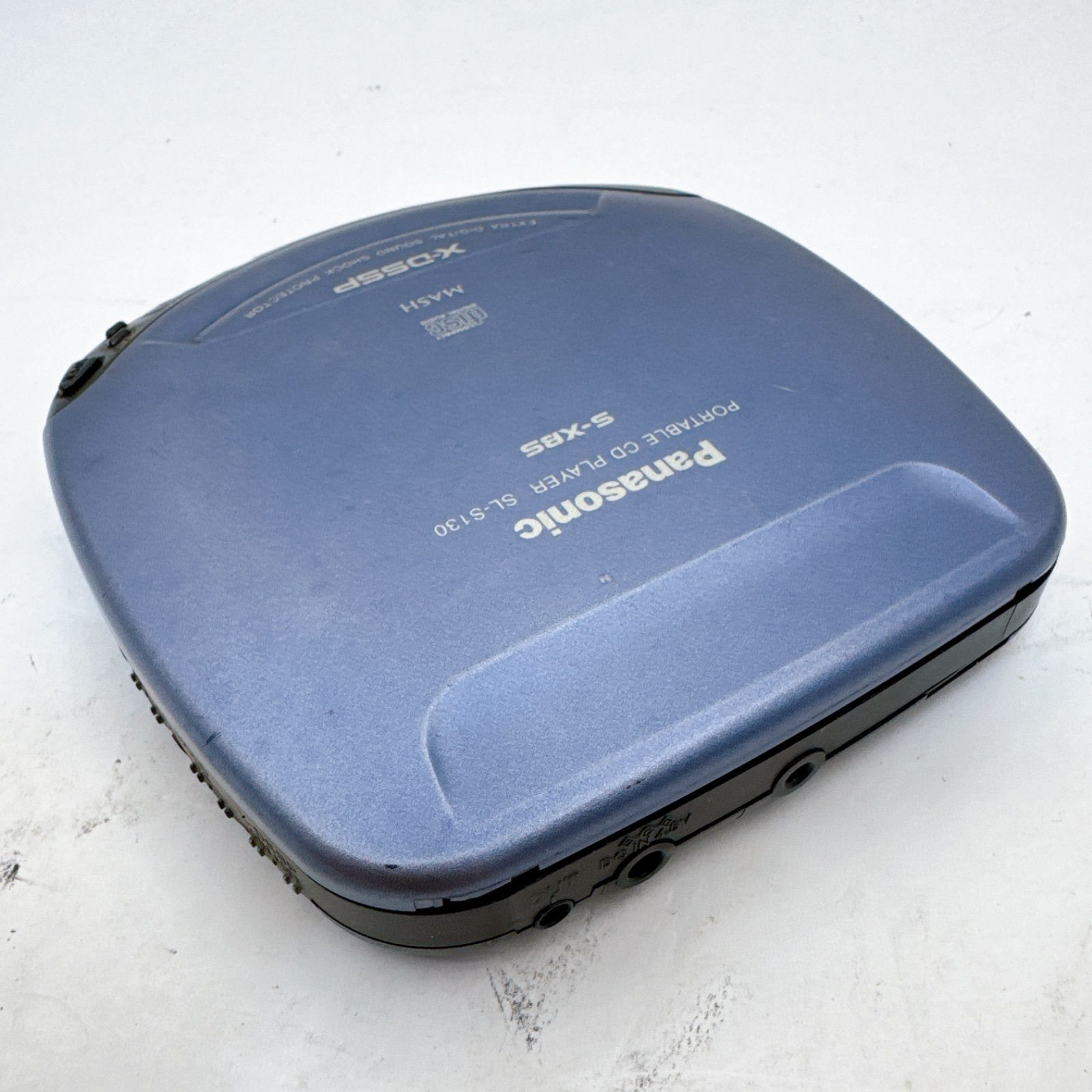 Panasonic SL-S600 MASH ポータブルCDプレーヤー ケース付 Panasonic Black Portable CD Player Model SL-S160 MASH XBS Tested