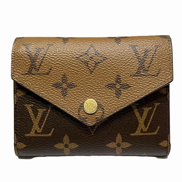 ルイヴィトン Louis Vuitton モノグラムリバース ポルトフォイユヴィクトリーヌ M81557 3つ折り財布 ユニセックス