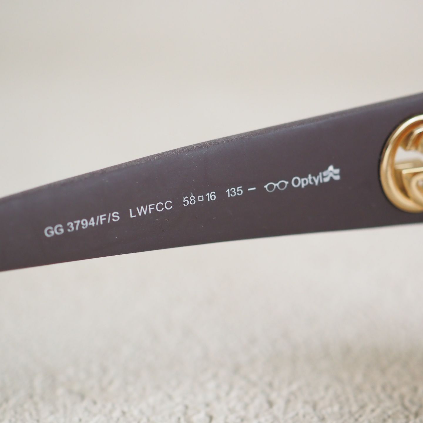 グッチ GUCCI べっ甲フレーム サングラス GG3794 FS LWFCC