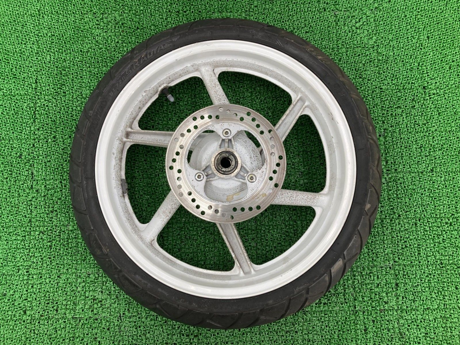 バイク NSR250R リアホイール 白 29P ホンダ 純正 バイク 部品 MC18