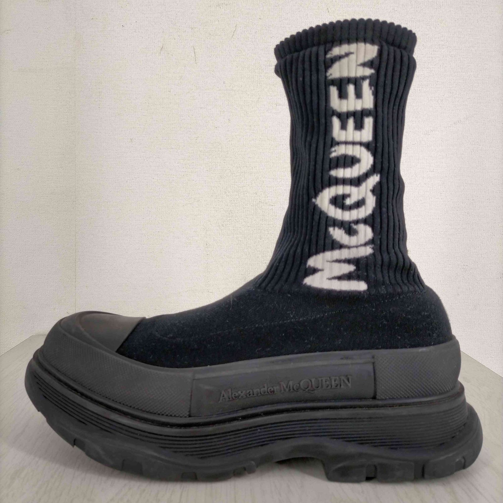 アレキサンダーマックイーン Alexander McQueen Tread Slick トレッドスリック 厚底ソックススニーカー メンズ 表記無 -  メルカリ