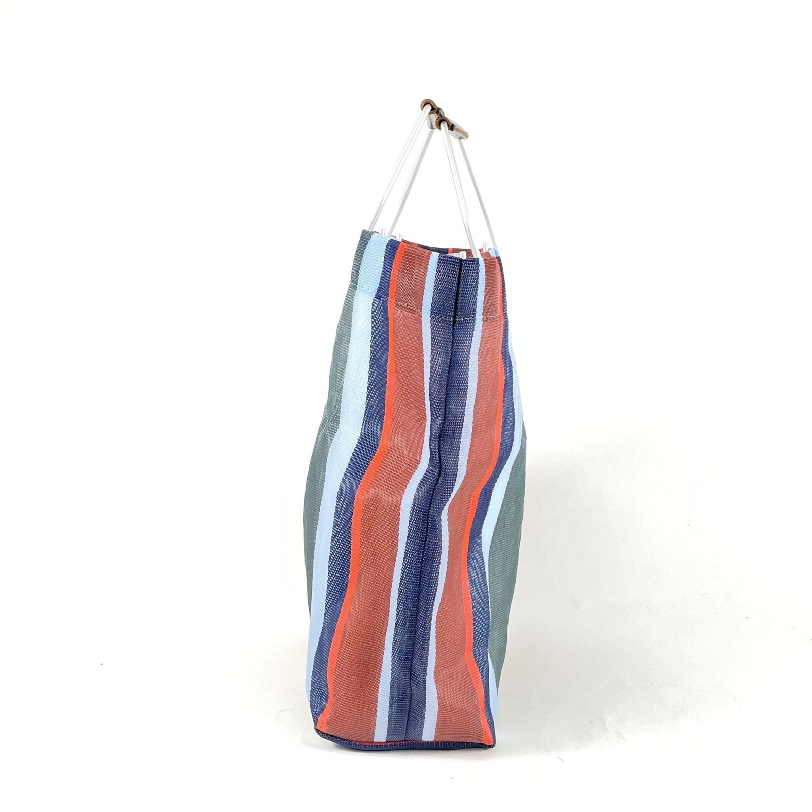 MARNI マルチカラー ストライプバッグ MARNI マルニフラワーカフェ トートバッグ ストライプバッグ