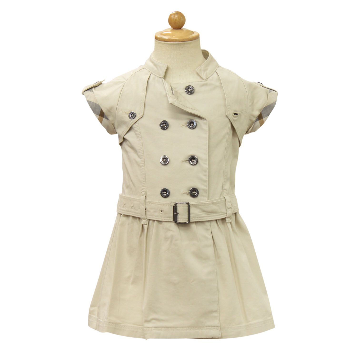 BURBERRY バーバリーキッズ 子供服 半袖ワンピース (セットアップ風) [B02473]
