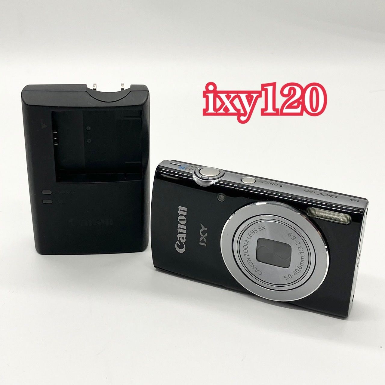 Canon デジタルカメラ IXY 120 光学8倍ズーム ブラック IXY120(BK)