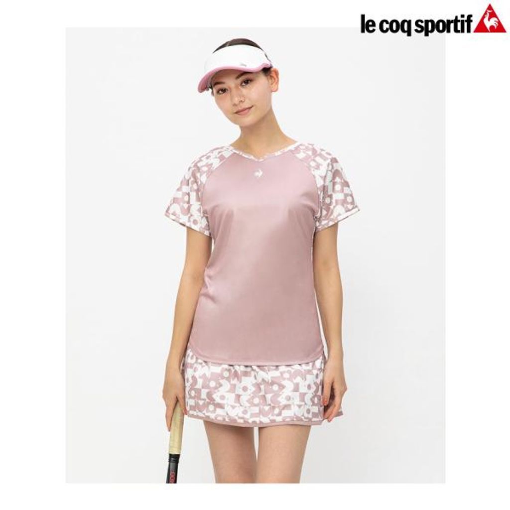 【ポスト投函対応】ルコックスポルティフ 2WAYグラフィックゲームシャツ QTWWJA03 le coq sportif テニスウェア 2023FW 【ポスト投函対応】ルコックスポルティフ 2WAYグラフィックゲームシャツ QTWWJA03 le coq sportif テニスウェア 2023FW