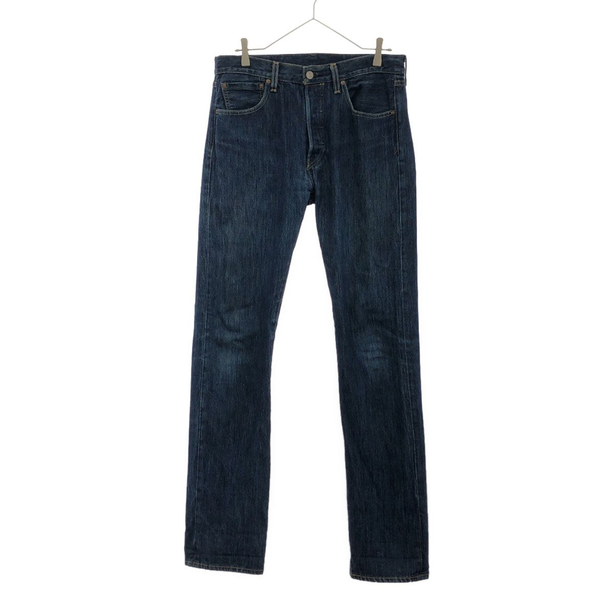 Levi's 501 90's USA製　ストレートデニム ボタンフライ　W32 Levi's - リーバイス 90s USA製 501 オールド ストレートデニム
