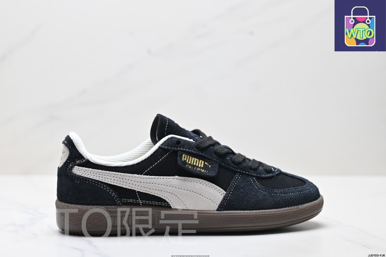 PUMA Palermo Vintage スリップ防止 耐磨耗 ロートップ ドイツ軍訓シューズ ヴィンテージ モデル-WTO輸入3