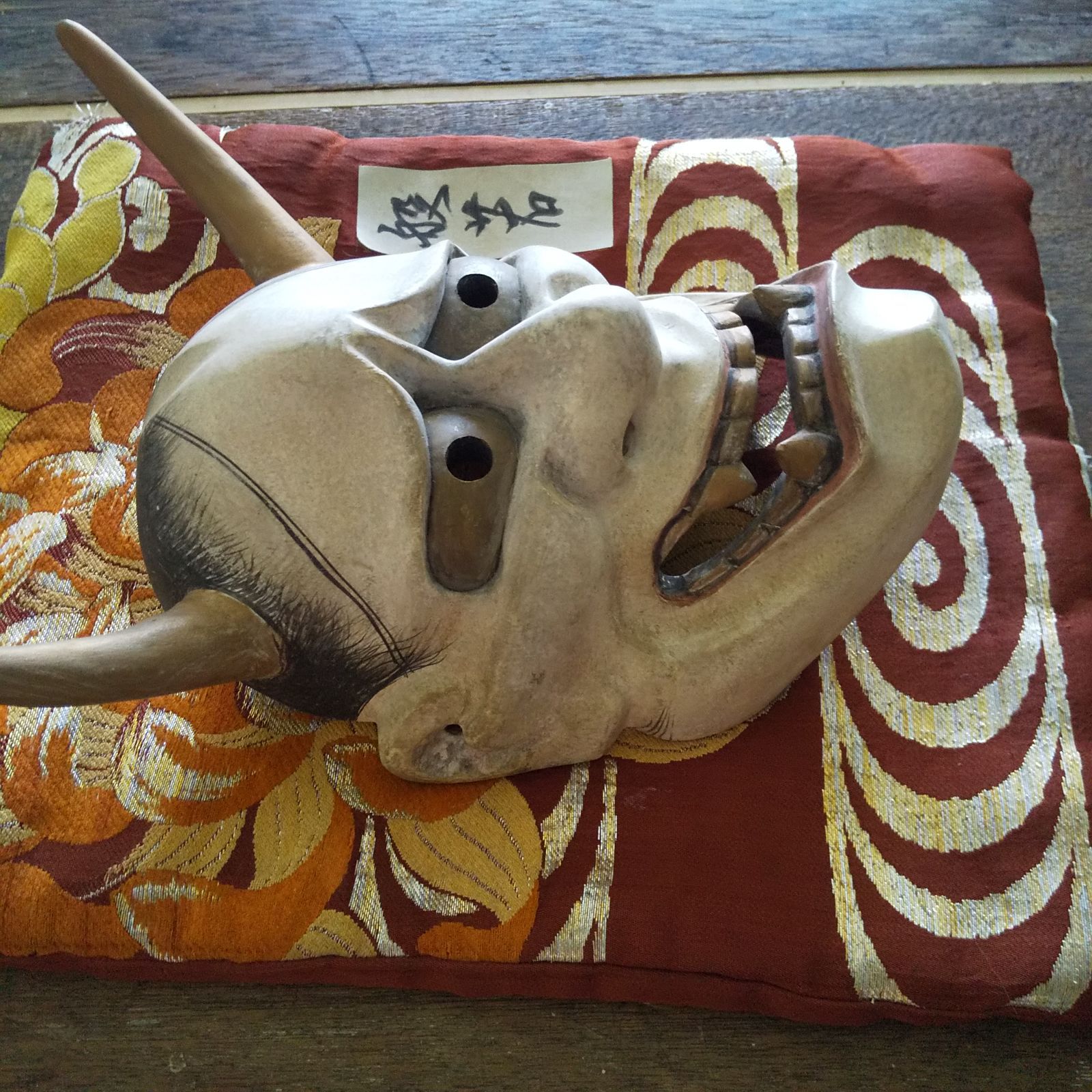 木製 能面 白般若 能面 般若（白） - メルカリ