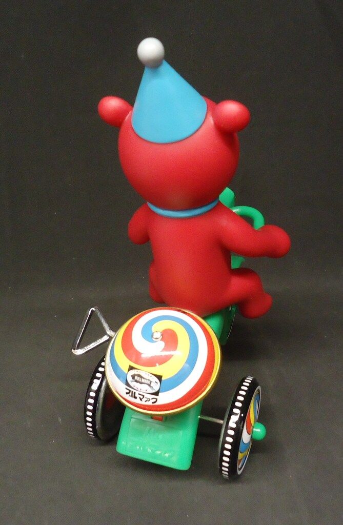 M 1号 Modern pets Oggetto ドリーミングベアドッグ三輪車 赤