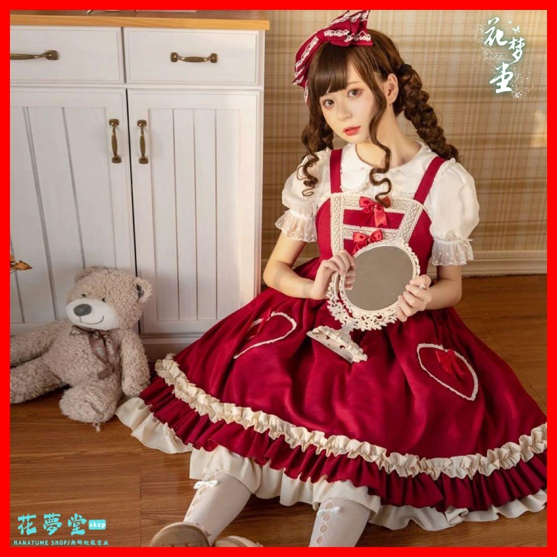 ロリータ×リボンロリータワンピース♪女子会やお出かけにおすすめ