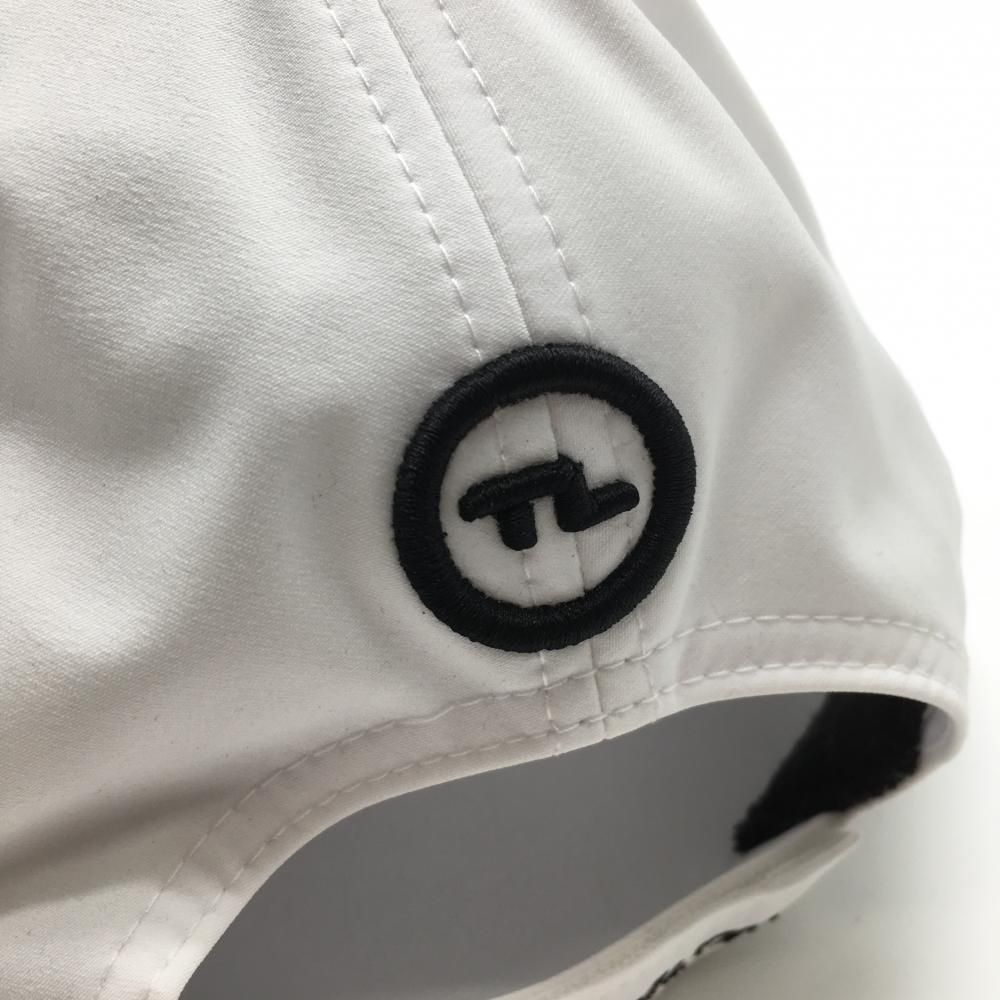 超美品 マーク＆ロナ 日本製 ロゴ刺繍 キャップ 帽子 ゴルフ ネイビー