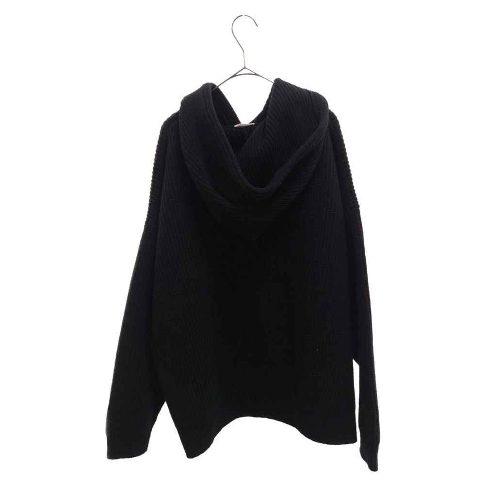 正規品CELINE ブラック パーカー フード付き-値段交渉可 BLACKPINK LISAさん愛用【CELINE】フードロゴ ジップパーカー