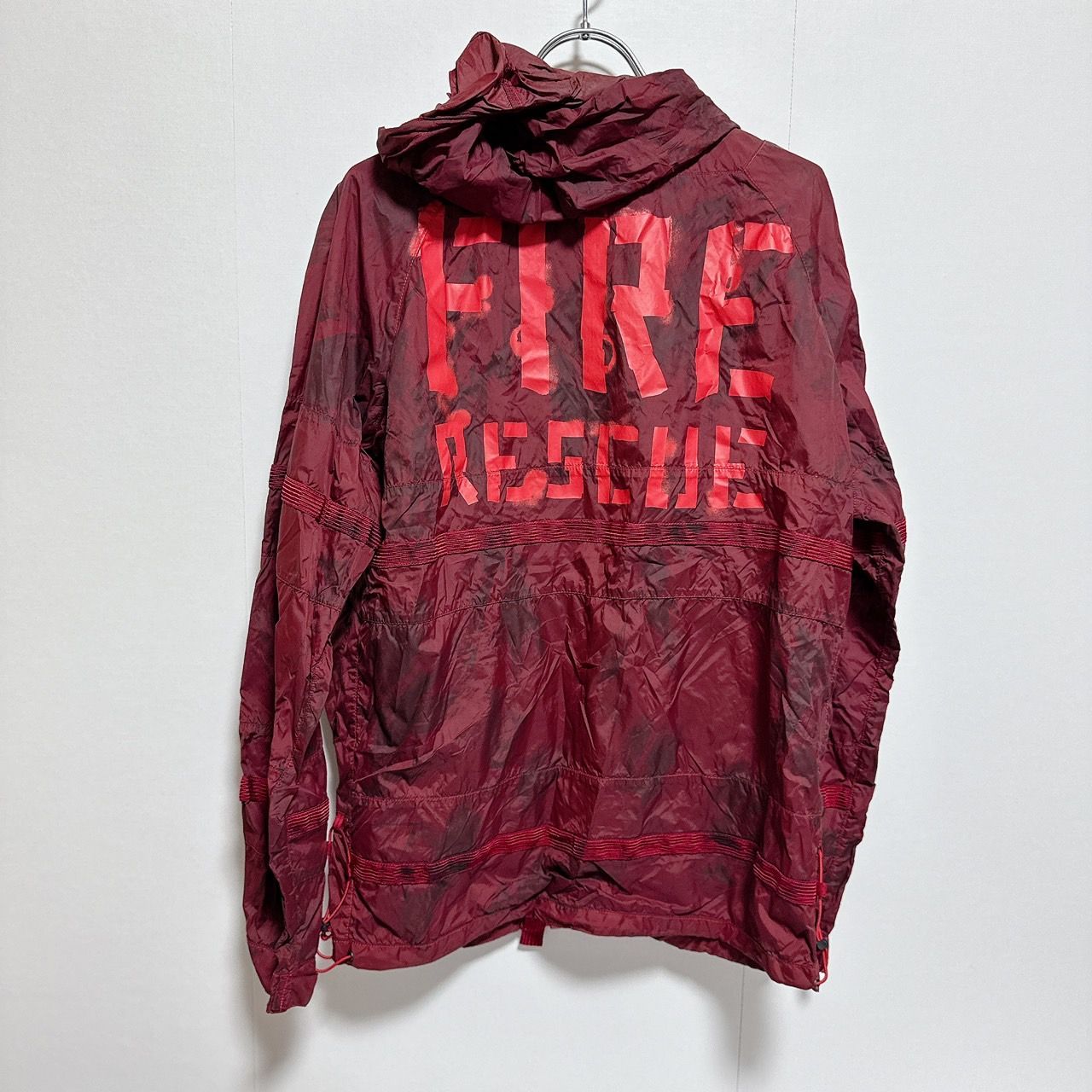 DIESEL レッドジャケット 中古・古着通販】DIESEL (ディーゼル) W-Jupiter リバーシブル パ