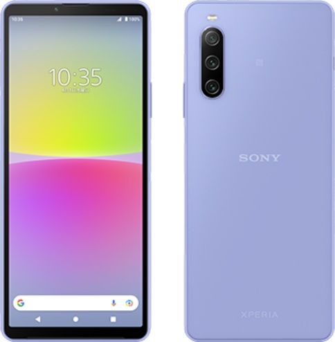 美品 SIMフリー au Sony Xperia 10 IV SOG07 128GB ラベンダー 0