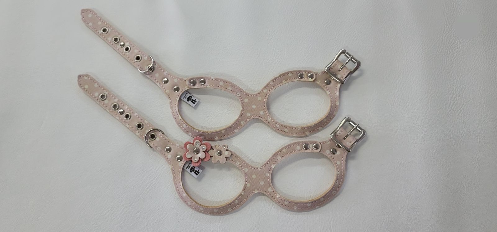 FUUKA dog ハーネス メガネ型 実用新案登録商品 ドット柄 L WWW_GEBZETESISAT_COM_TR