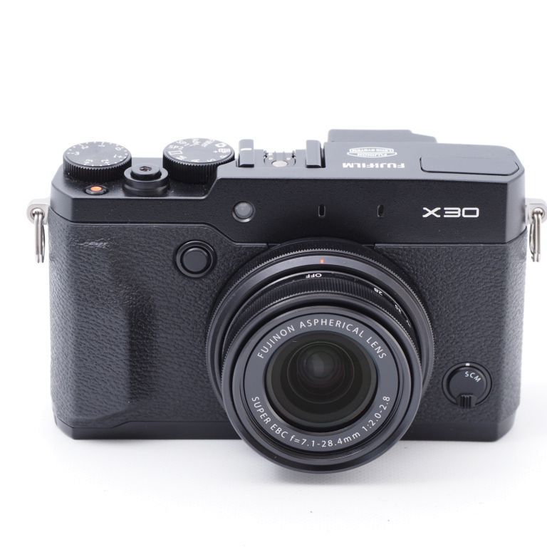 FUJIFILM プレミアムコンパクトデジタルカメラ X30 ブラック - カメラ