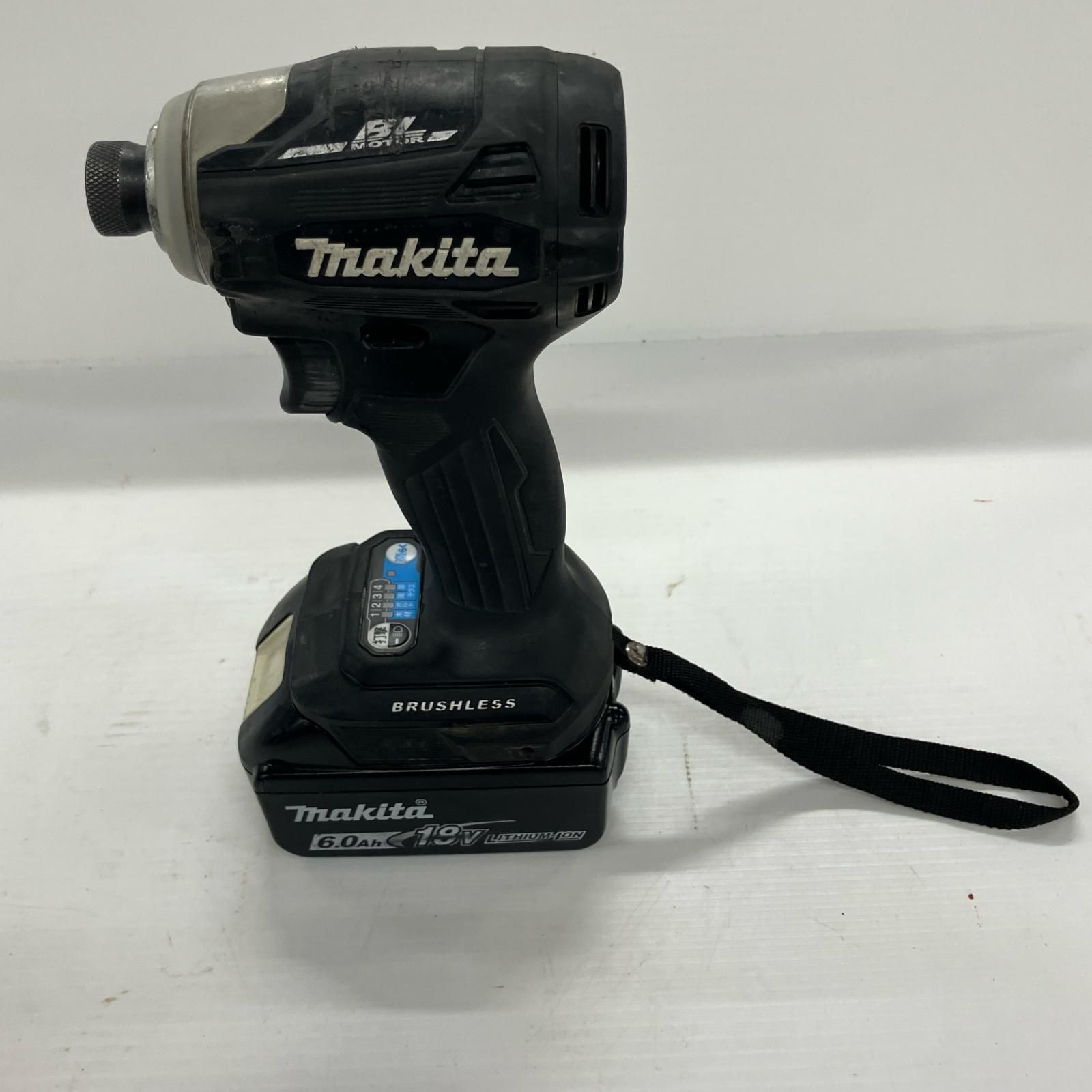 MAKITA マキタ 工具 インパクトドライバ TD172D ブラック 充電池1個付 コードレス式 18v 6.0Ah