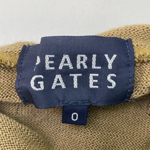 PEARLY GATES パーリーゲイツ フード付 ニットセーター ニコちゃん