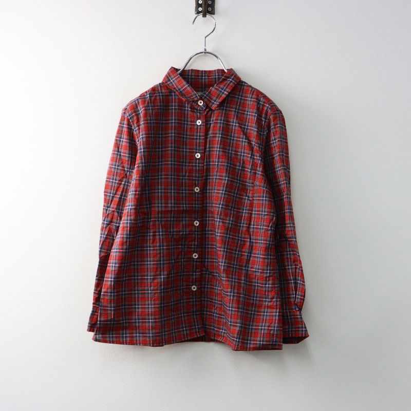 マーガレットハウエル MARGARET HOWELL チェックコットンシャツ 3