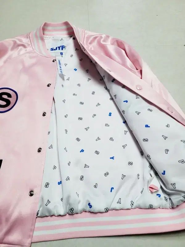 SJYP ピンクバーシティジャケット