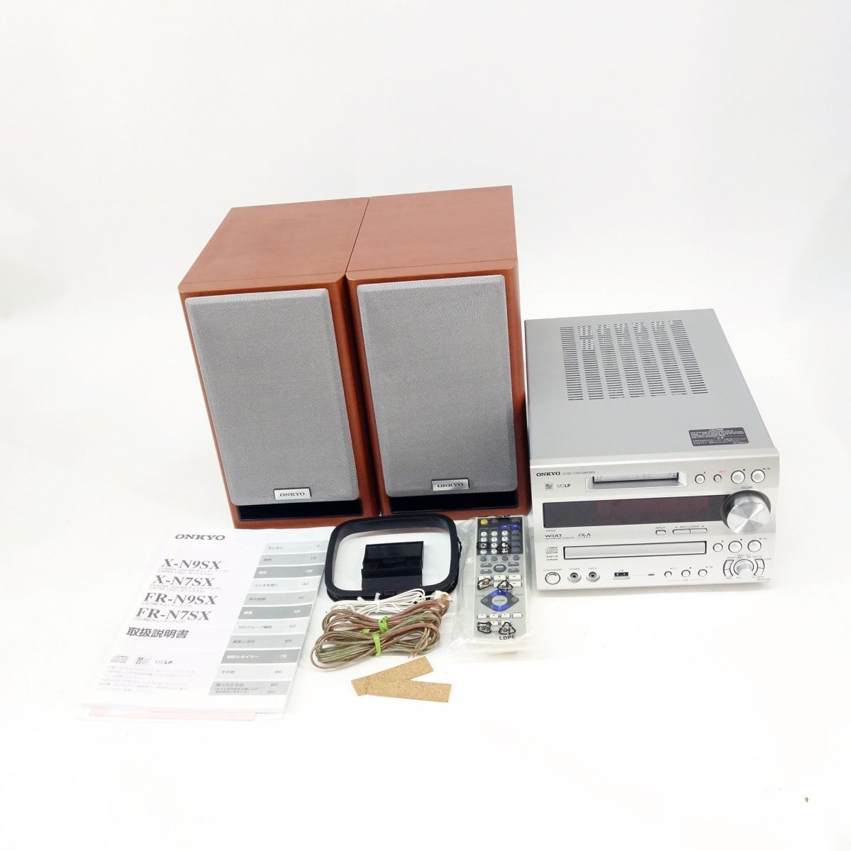 オンキョー X-N7SX(D)CD/MDチューナーアンプシステム FR-N7SX - スピーカー
