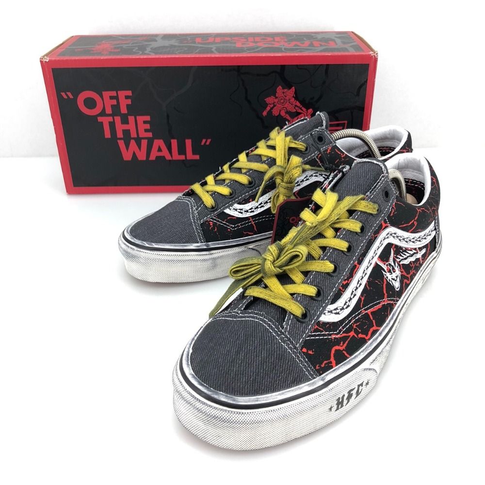 05w04954 ヴァンズ VANS STYLE 36 ストレンジャーシングス  ブラック/レッド  27.5cm ベトナム製 VN0A3DZ3Y09 メンズ  スニーカー  【中古品】