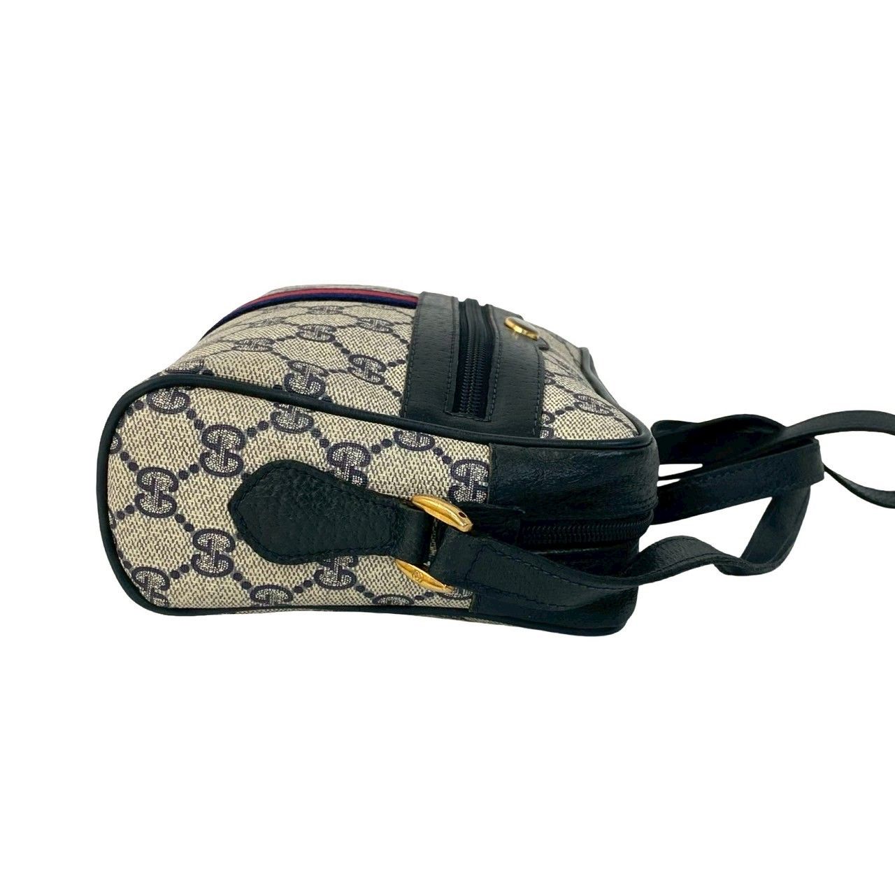 美品　GUCCIシェリーライン　チノパン　ネイビー48 GUCCI グッチ オールドグッチ シェリーライン セカンドバッグ
