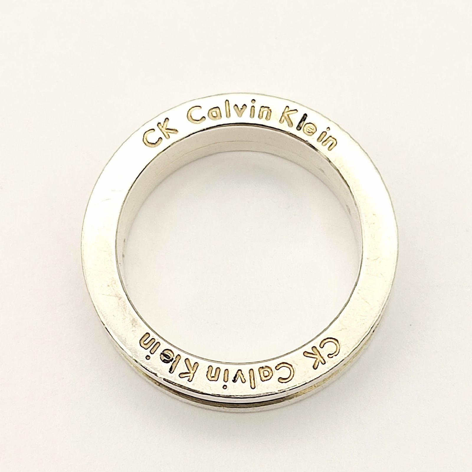 ck カルバン・クライン　リング　シルバー925 カルバンクライン 指輪 11号 リング 内径16.4mm 925S シルバー