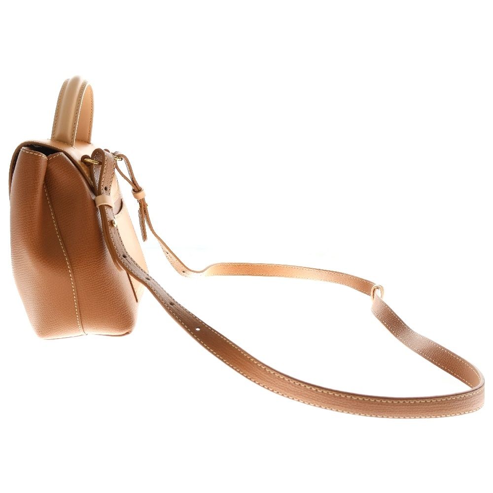 POLENE (ポレーヌ) Numero Un Nano ヌメロ ショルダーバッグ ブラウン  