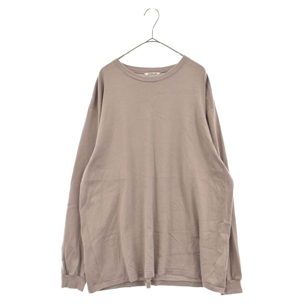 AURALEE (オーラリー) LUSTER PLAITING L／S TEE ラスタープレー