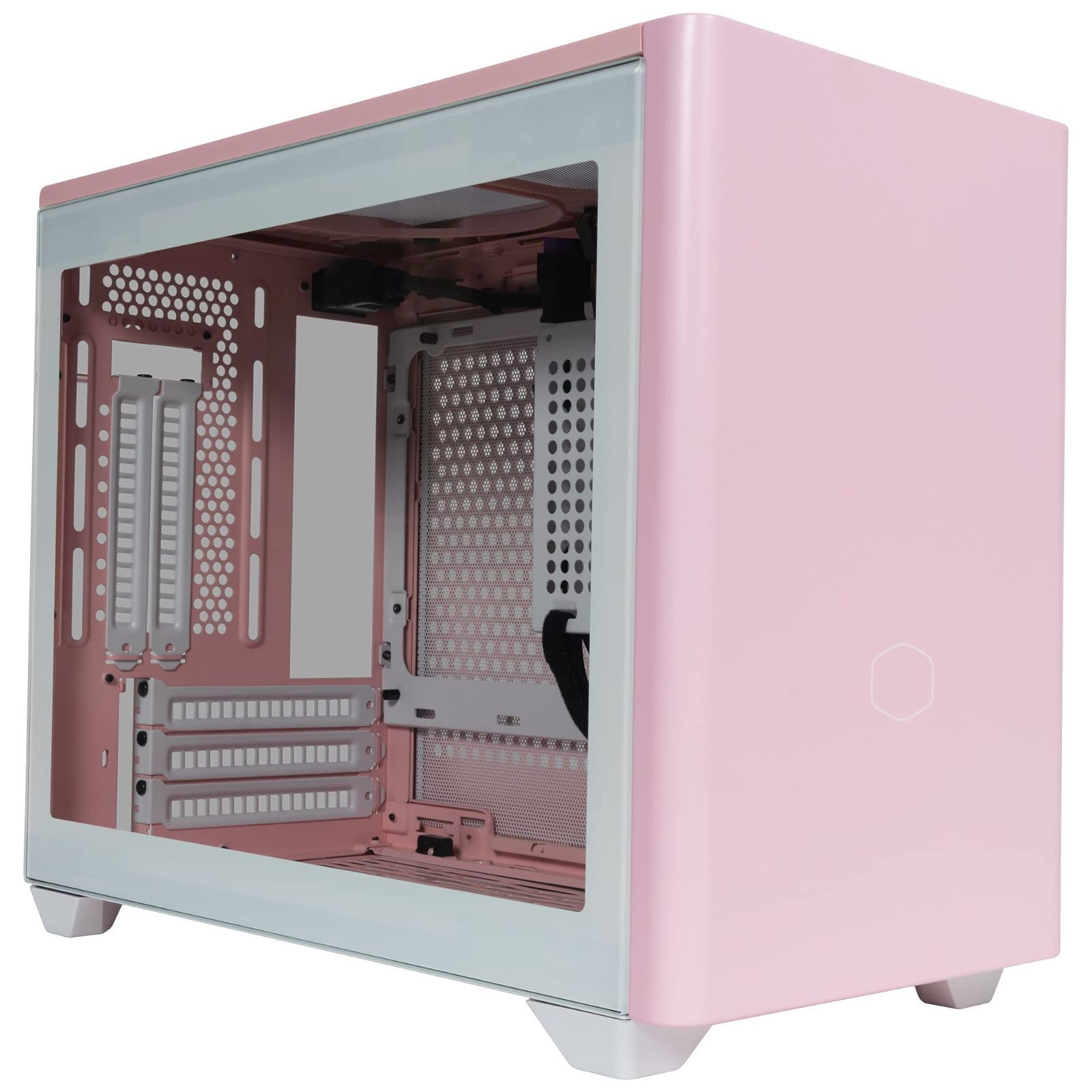 Cooler Master MasterBox NR200P Pink ピンク|白 Mini-ITX|DTX PCケース 強化ガラスパネル付属 MCB-NR200P-QCNN-S00 CS8248