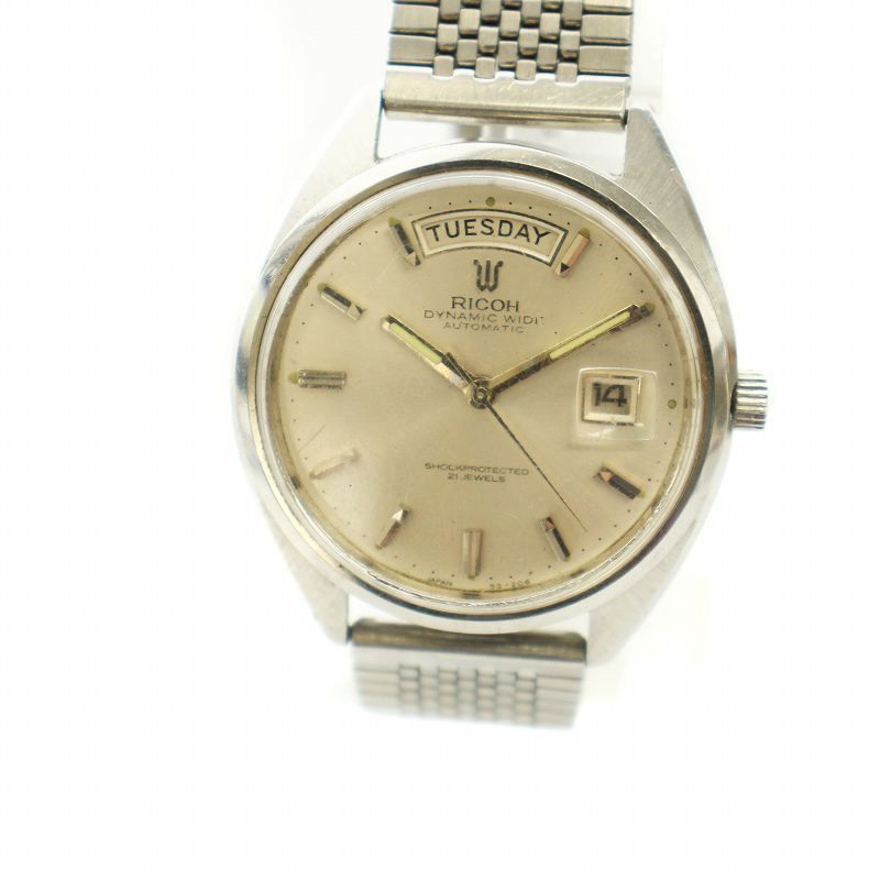 リコー RICOH Dynamic Wide ダイナミックワイド 21石 腕時計 自動巻き  