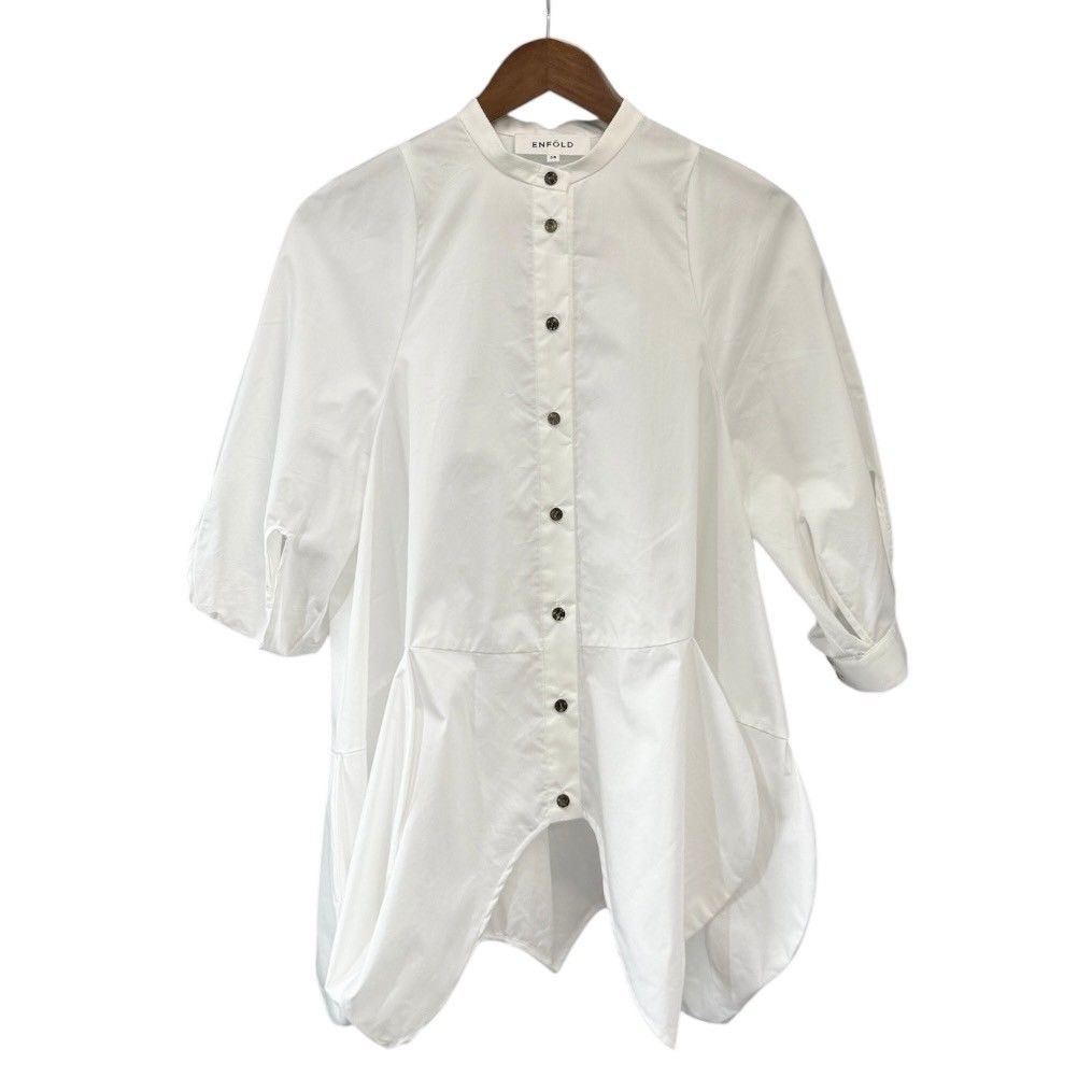 ENFOLD エンフォルド 24AW FLOWER SHIRT フラワーシャツ 300HA230-2670
