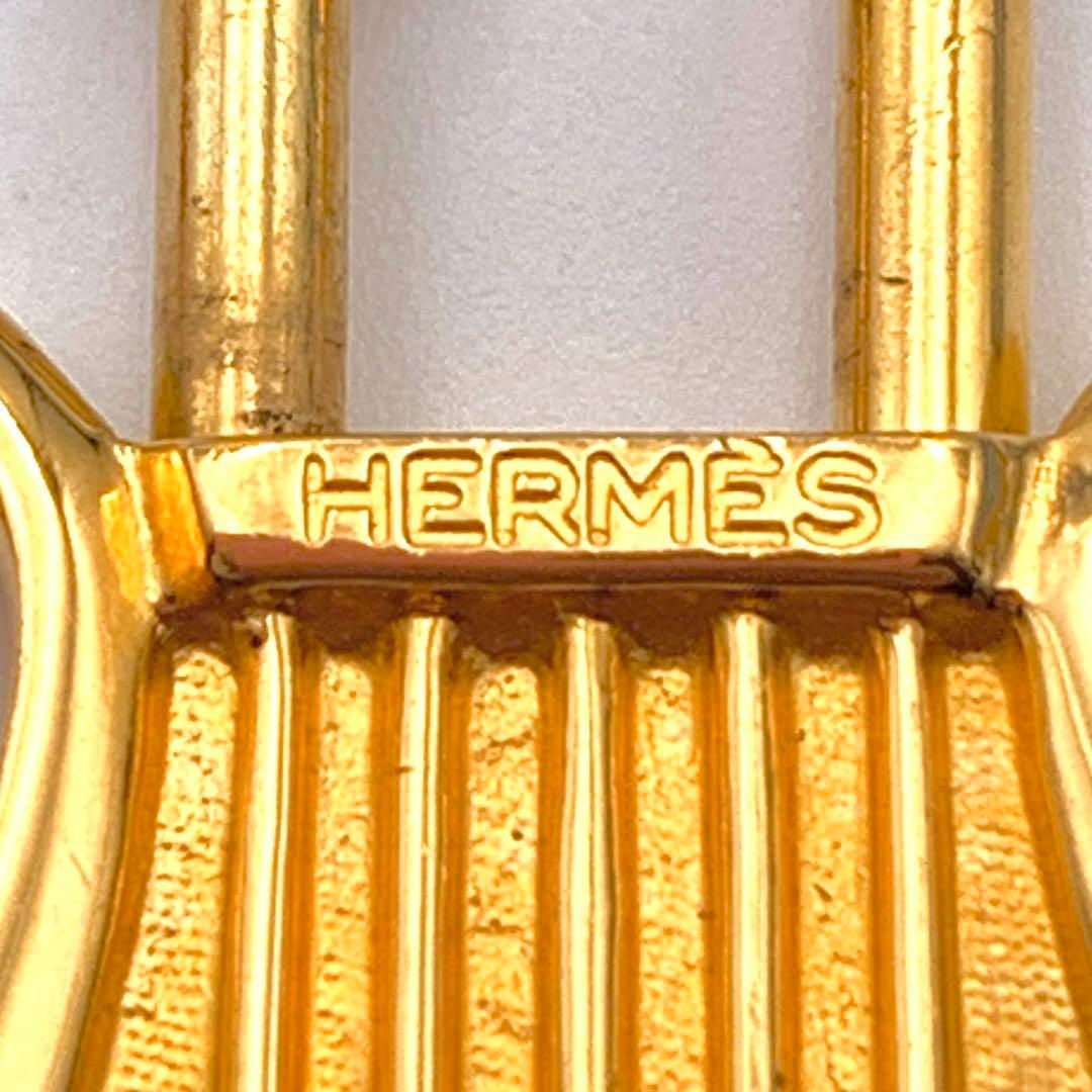 HERMES エルメス カデナ ハープモチーフ 1996年限定チャーム ゴールド
