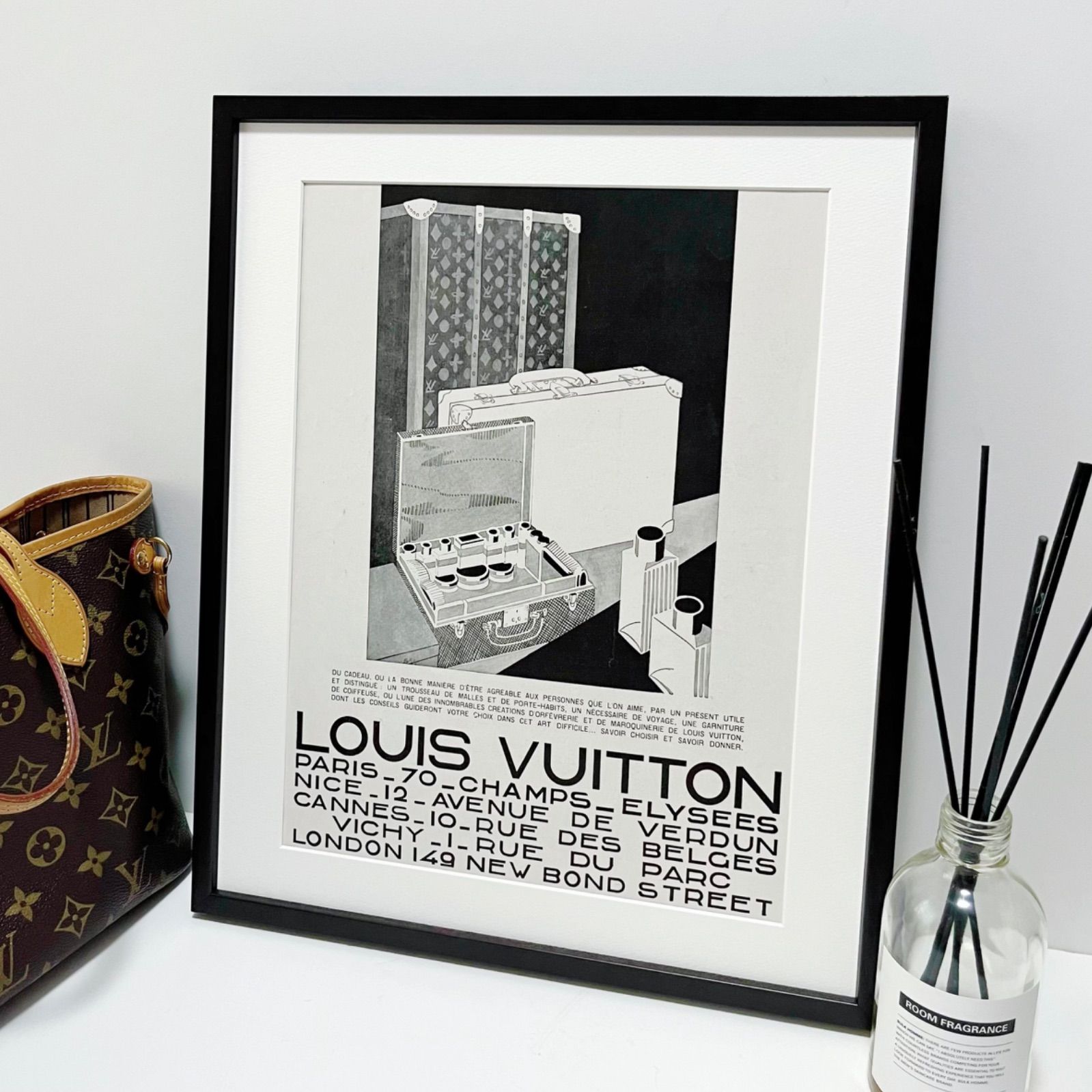 1927 広告＞Louis Vuitton ルイヴィトン ポスター ヴィンテージ